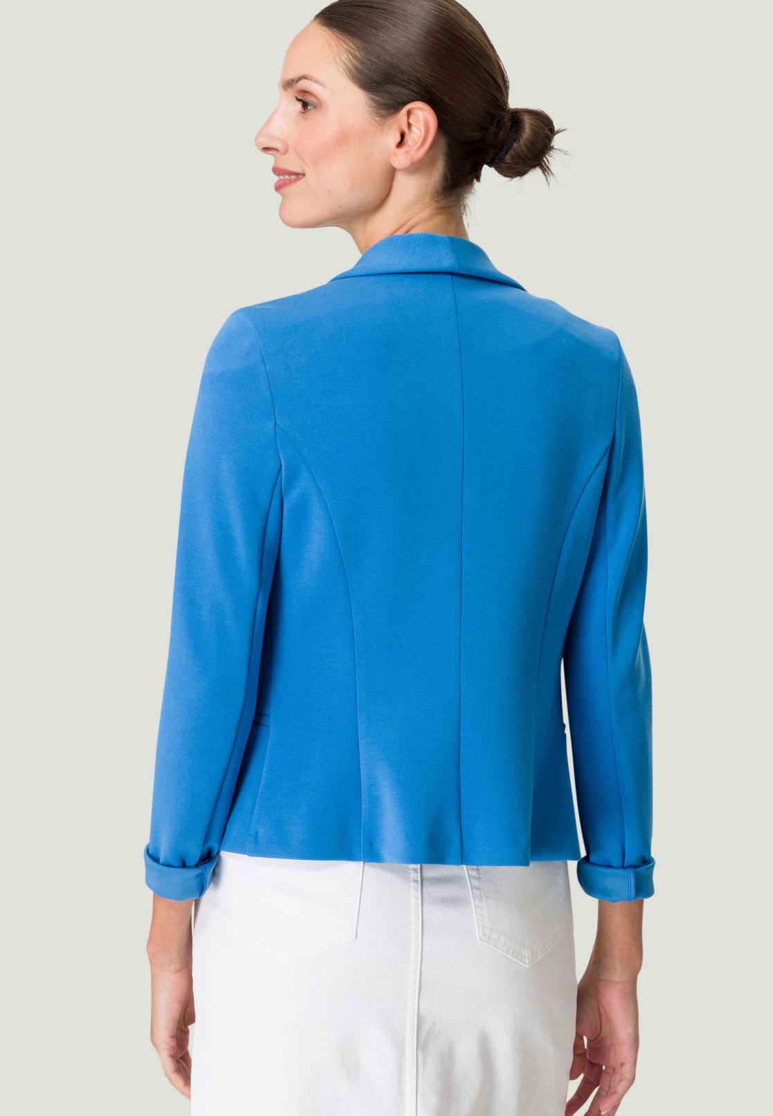 Jerseyblazer mit Knopf