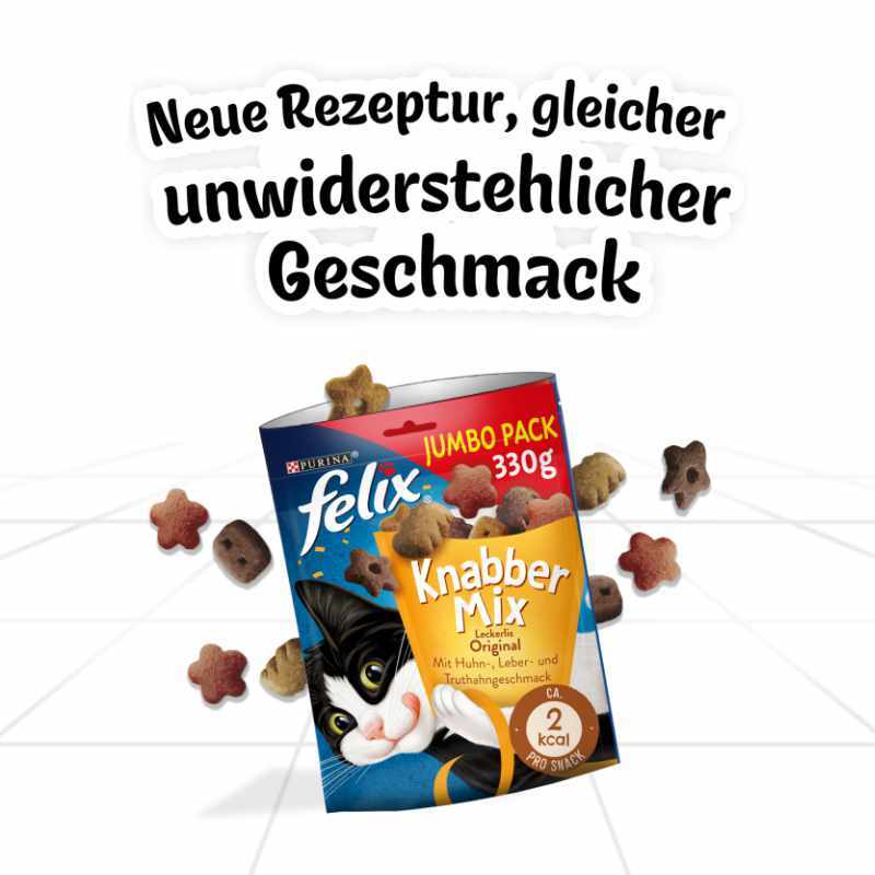 Felix Snacks Felix Knabbermix Jumbo Pack 330g Original