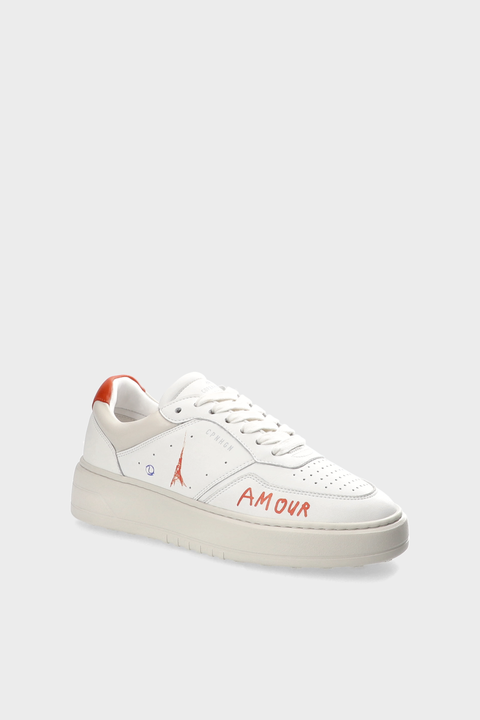 CPH PARIS - leather - white/orange