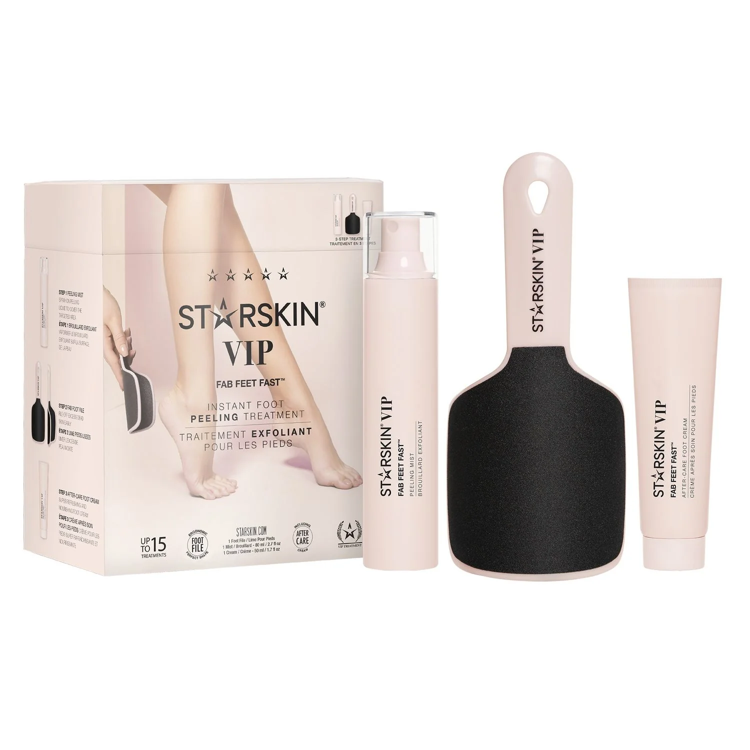 VIP FAB FEET FAST™ Tratamento Esfoliante Instantâneo para os Pés - Esfoliante para os Pés, Tratamento para os Pés
