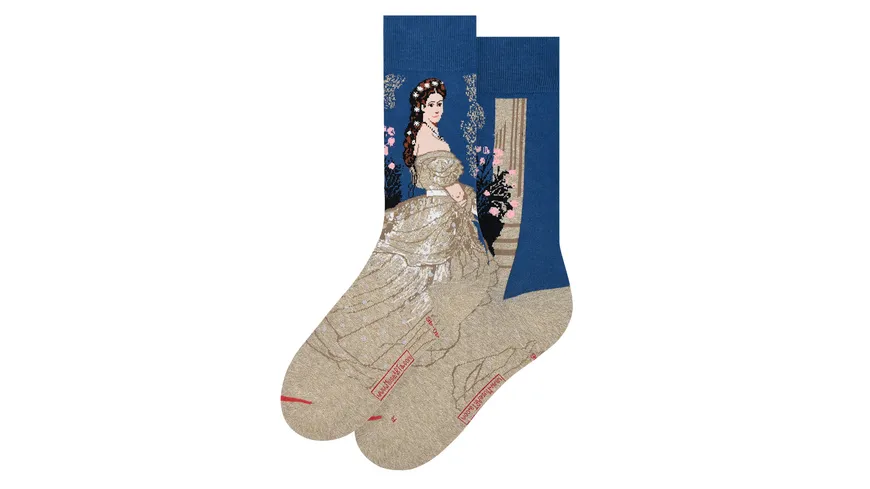 MuseARTa Unisex Socken Franz Xaver Winterhalter - Kaiserin Elisabeth Blue