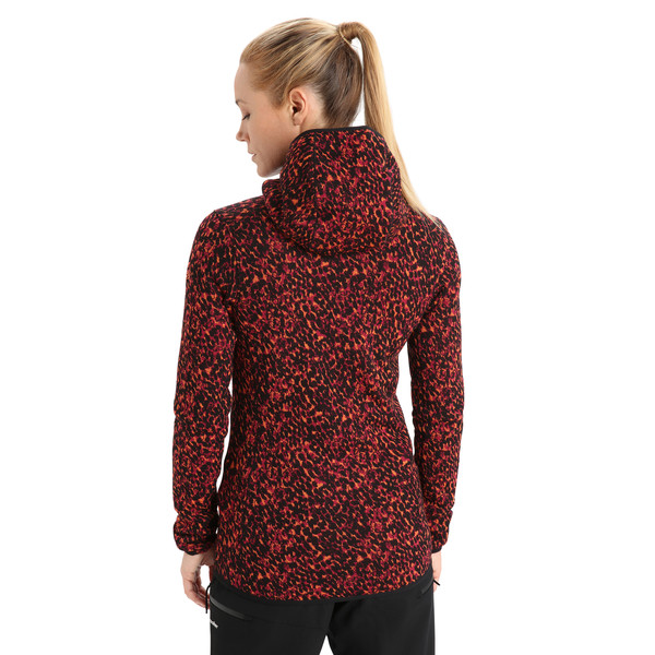 ELEMENTAL LS ZIP HOOD LICHEN Damen - Fleecejacke