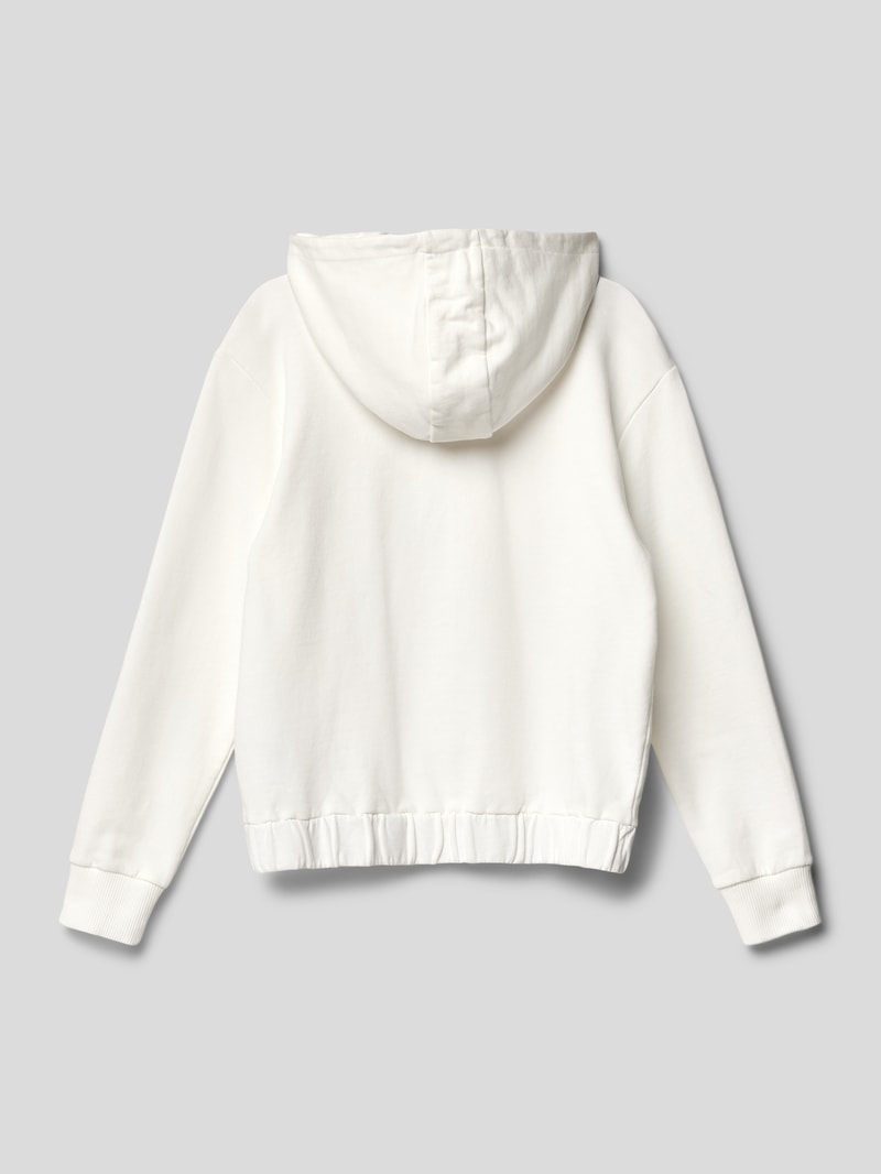 Hoodie mit Label-Print Modell 'NOLIVIA' in offwhite