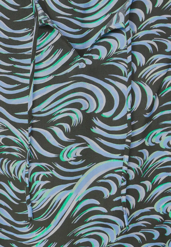 CECIL Bluse mit Wellenprint