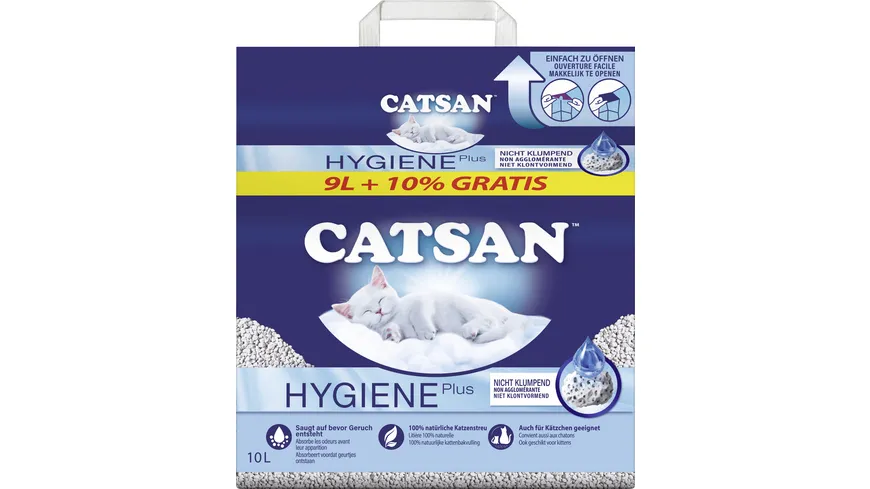 CATSAN™ Hygiene Plus Katzenstreu 9l 9 l
