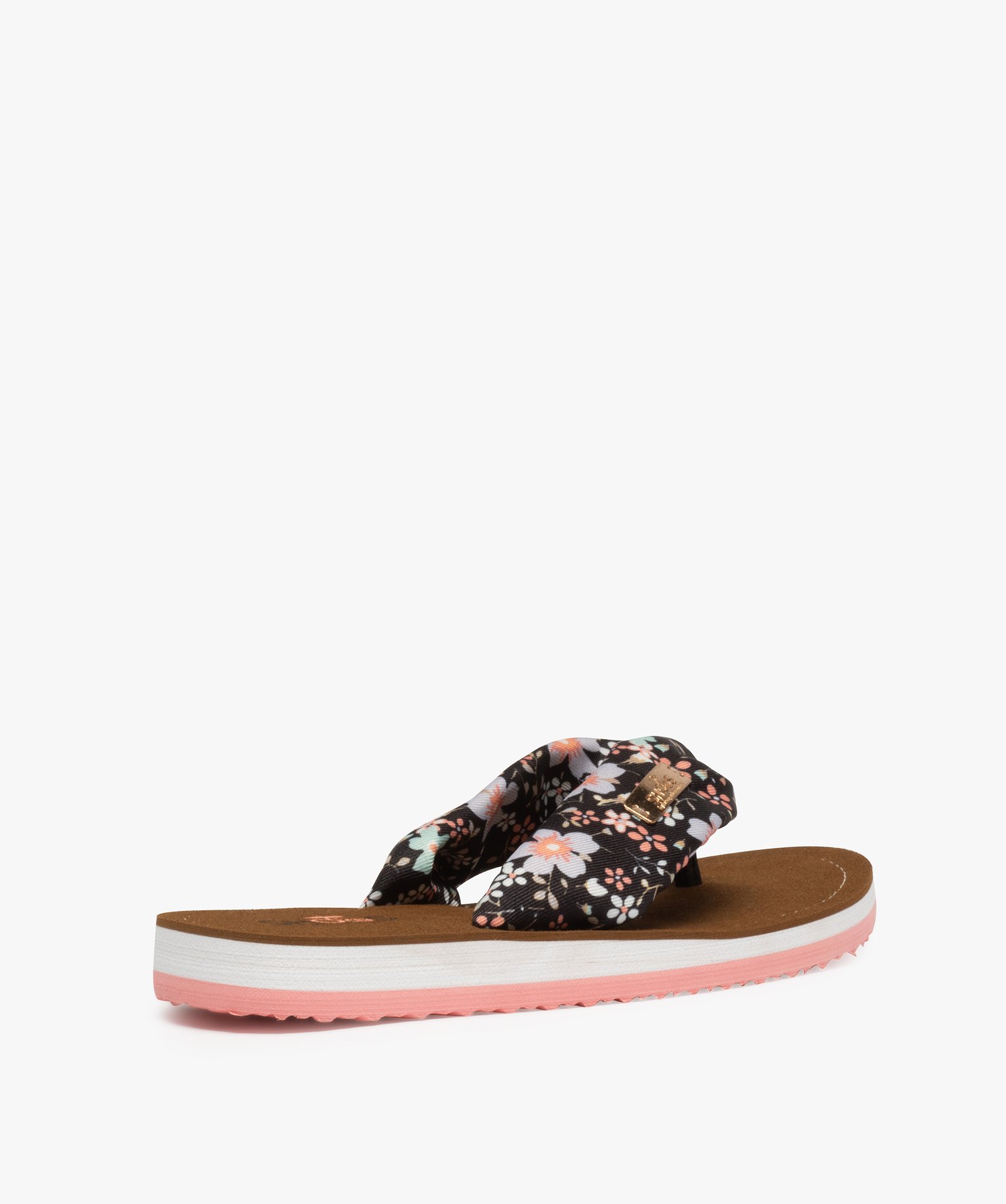 Tongs femme dessus drapé en tissu – Shoes by LTDC noir | GEMO