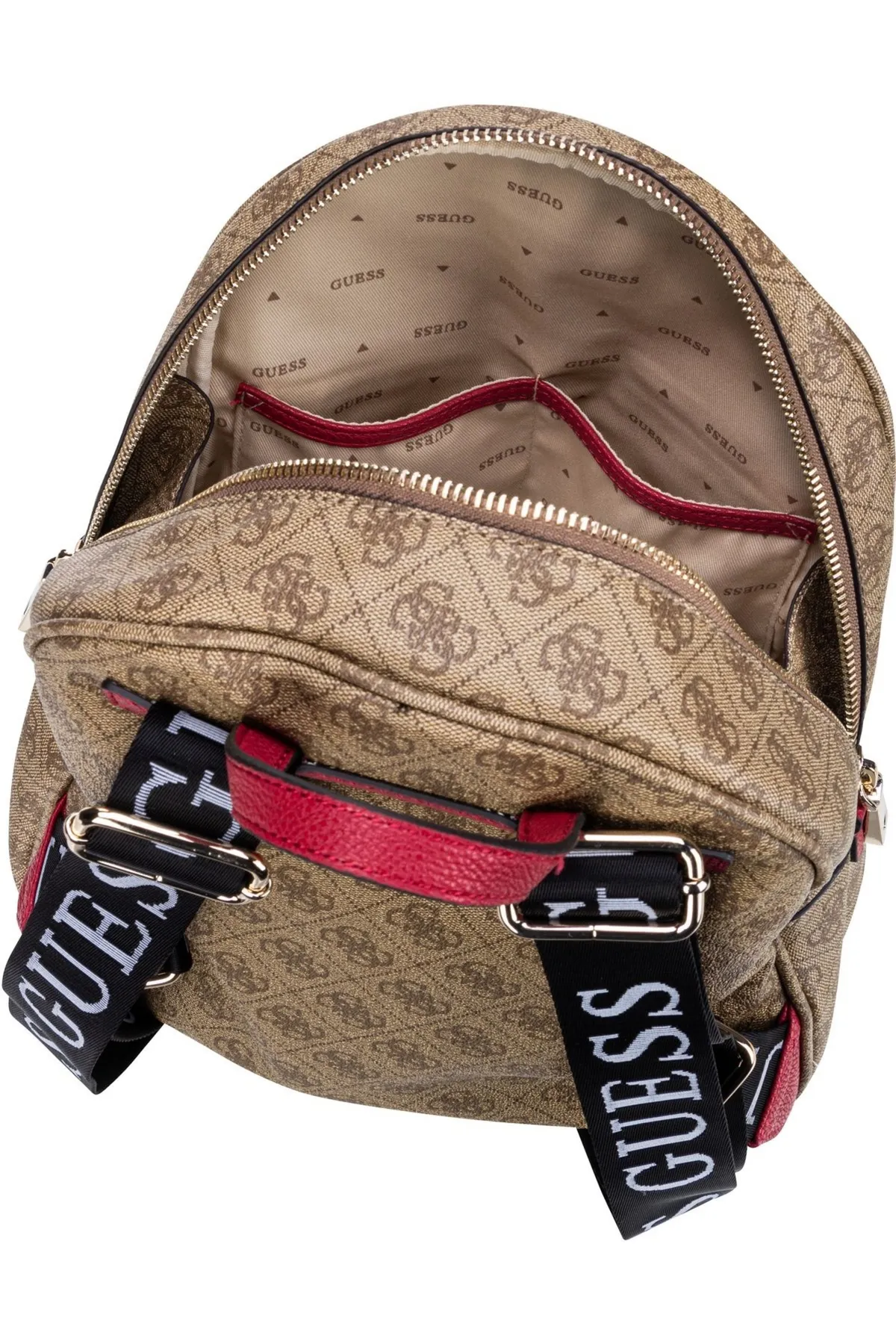Guess  Rucksack - Braun - Unifarben
