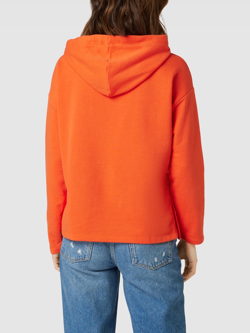 Hoodie mit überschnittenen Schultern in rot