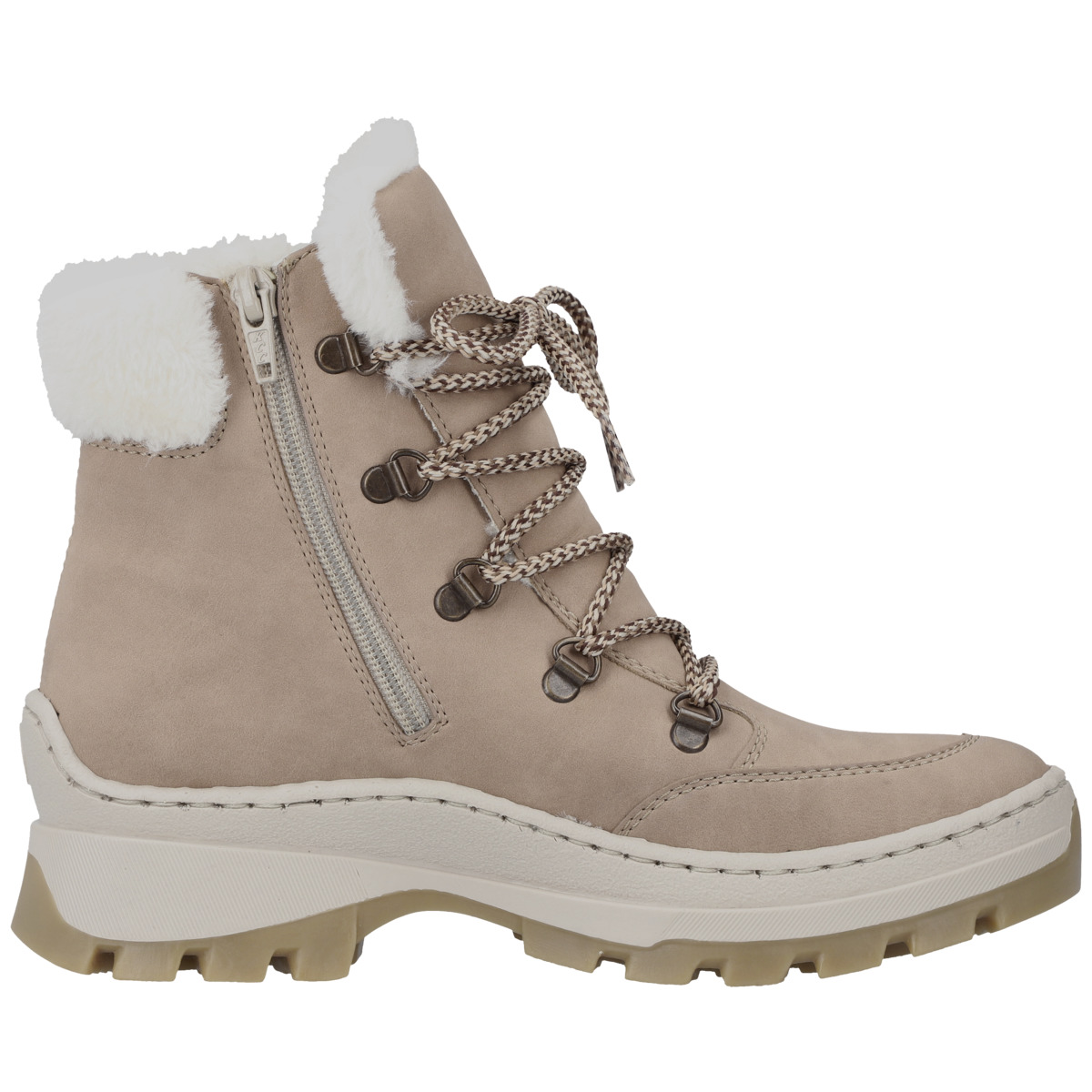 Rieker X9336 Schnürboots creme
