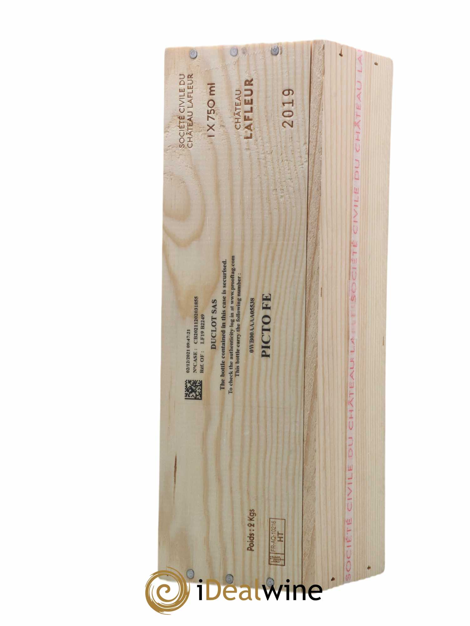 Château Lafleur  2019 - Lot de 1 Bouteille