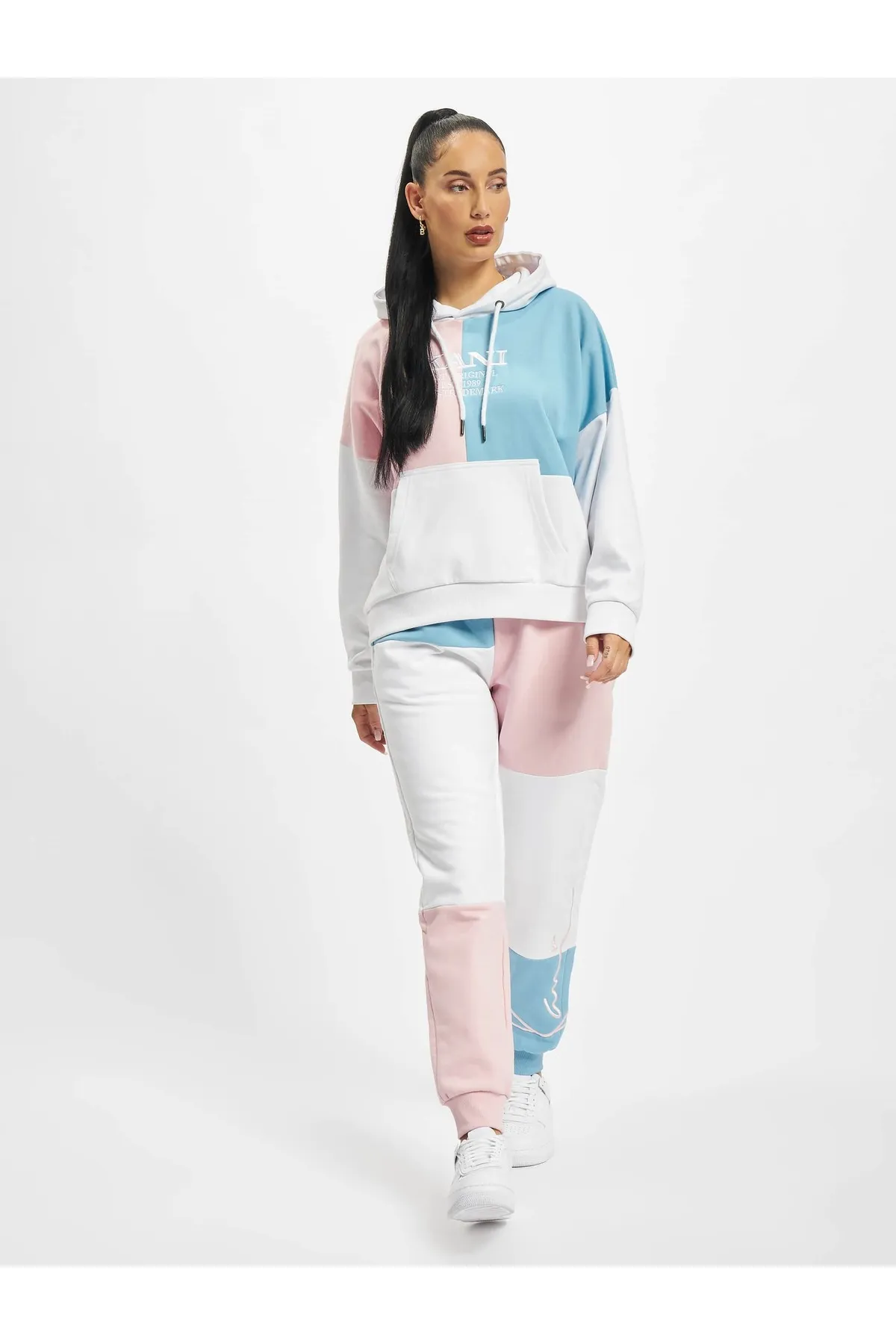 KARL KANI  Jogginghose - Blau - Straight