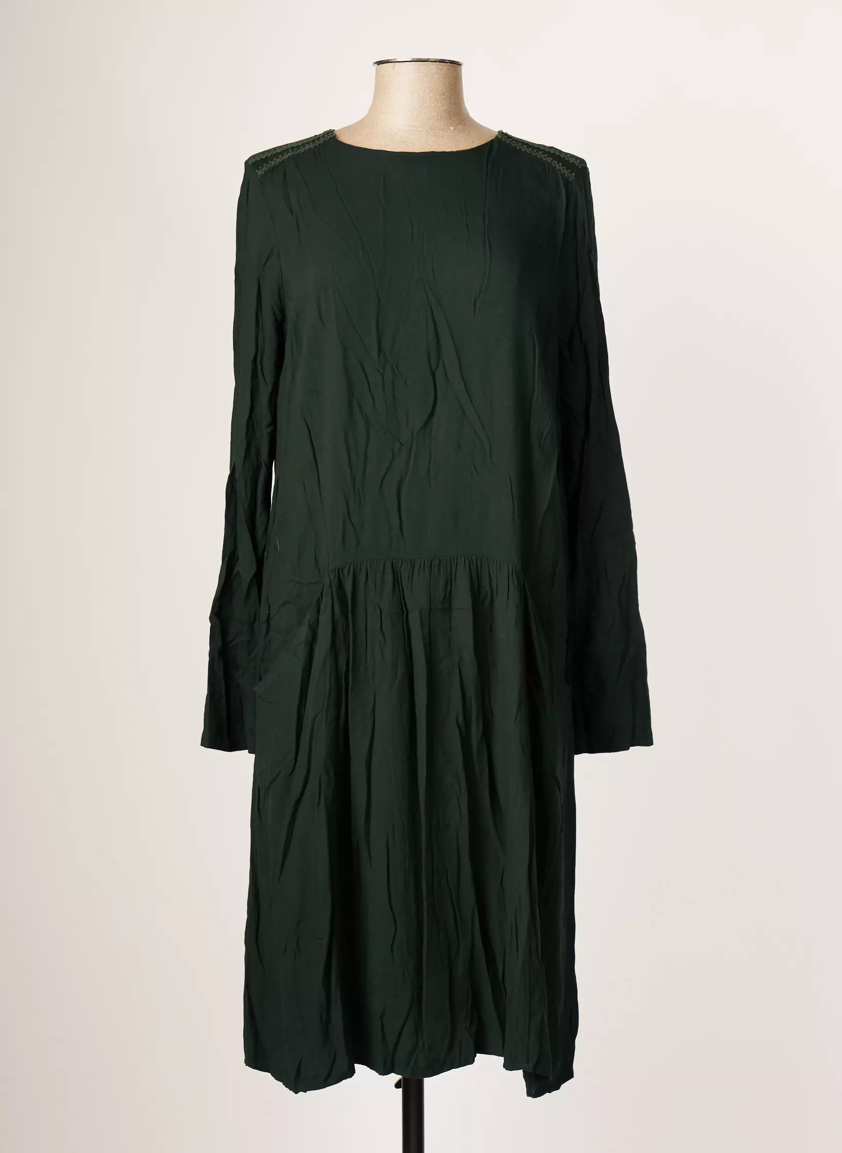 Zyga Robes Mi Longues Femme couleur vert