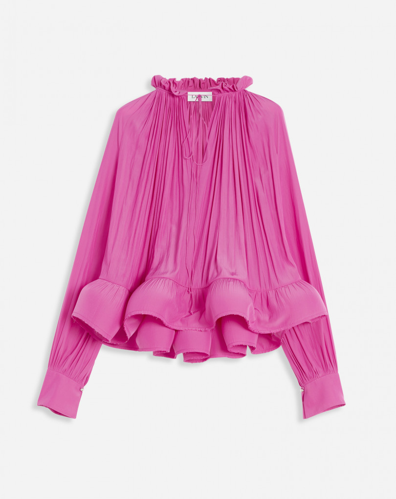 BLOUSE A MANCHES LONGUES