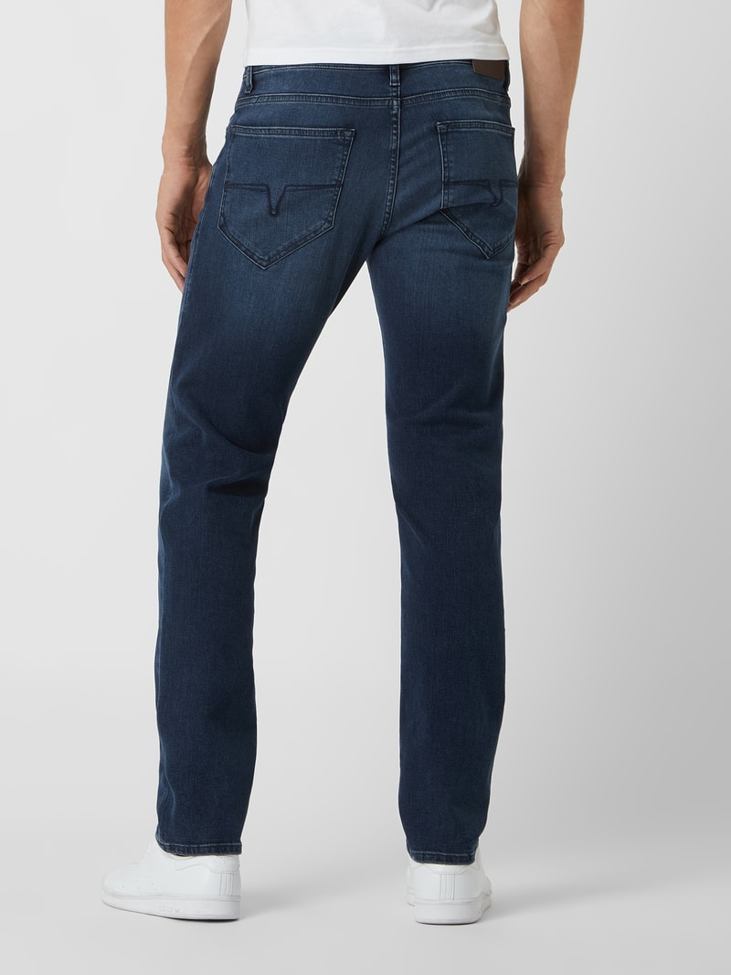 Modern Fit Jeans mit Stretch-Anteil Modell 'Mitch' in rauchblau