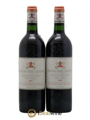 Château Pape Clément Cru Classé de Graves  1997 - Lot de 2 Bouteilles