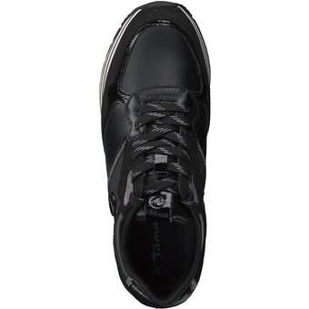 Tamaris Plateau Sneaker in schwarz