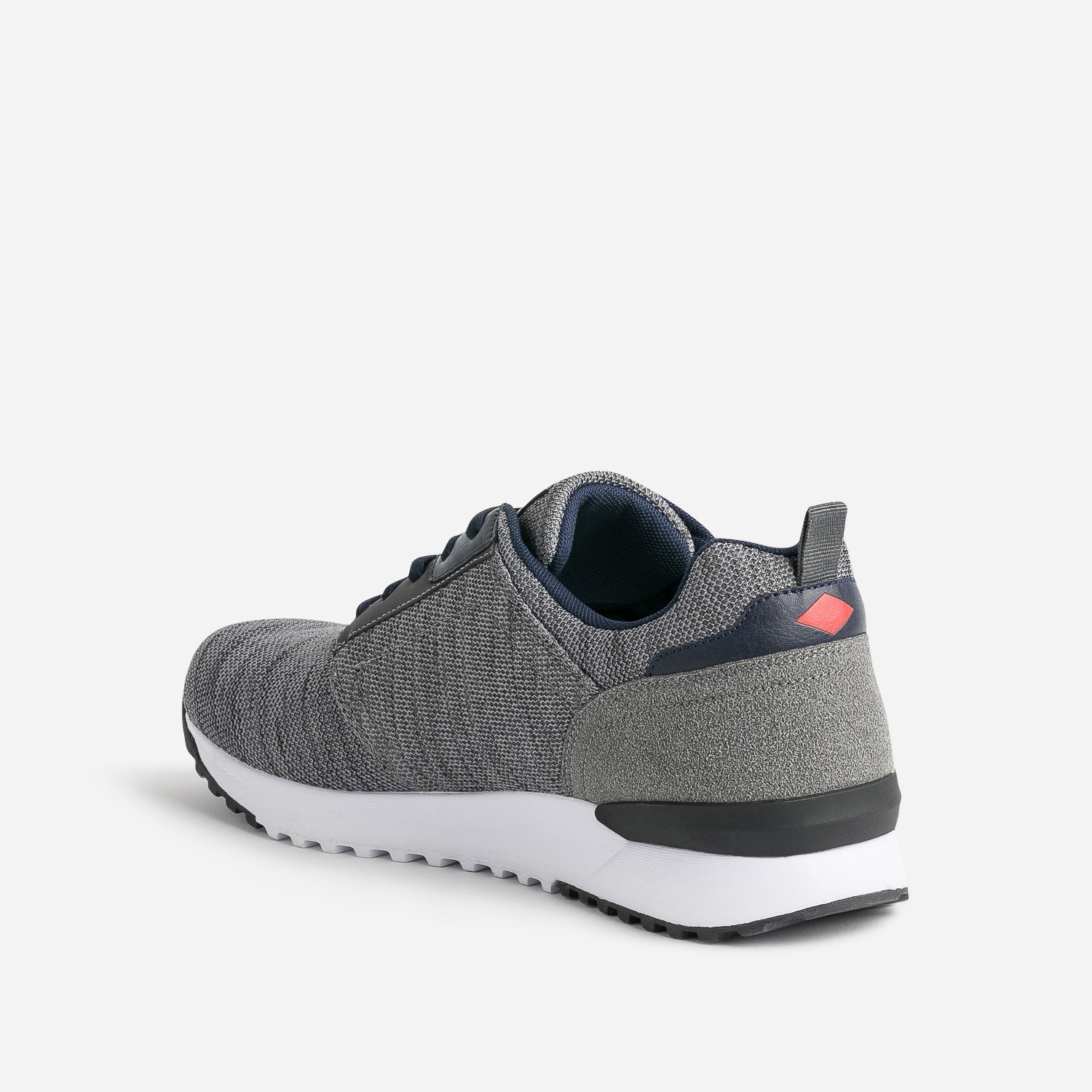 Tennis LEE COOPER gris chiné en mesh
