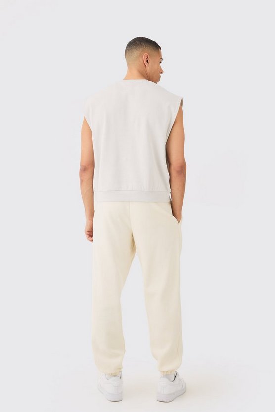 Kastiger Oversize Jersey-Tanktop