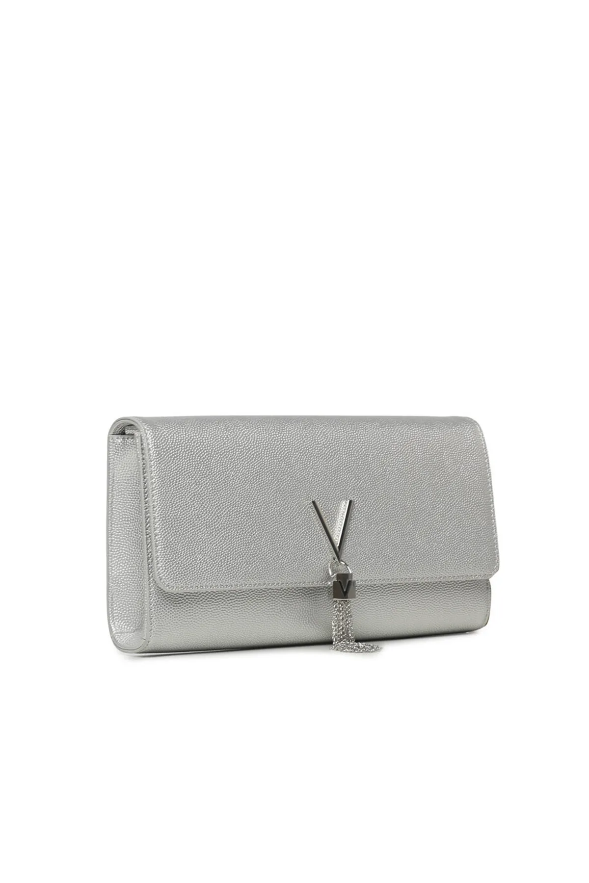 Mario Valentino  Clutch - Silberfarben - Unifarben