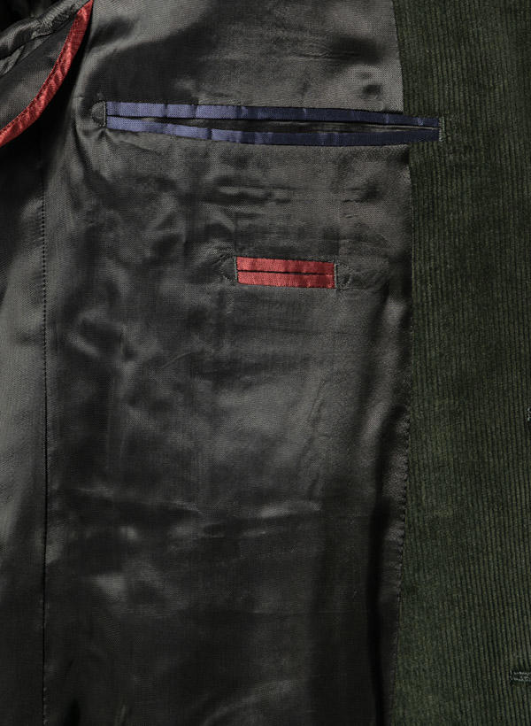 HACKETT, Sakko, Cord-Stretch, dunkelgrün