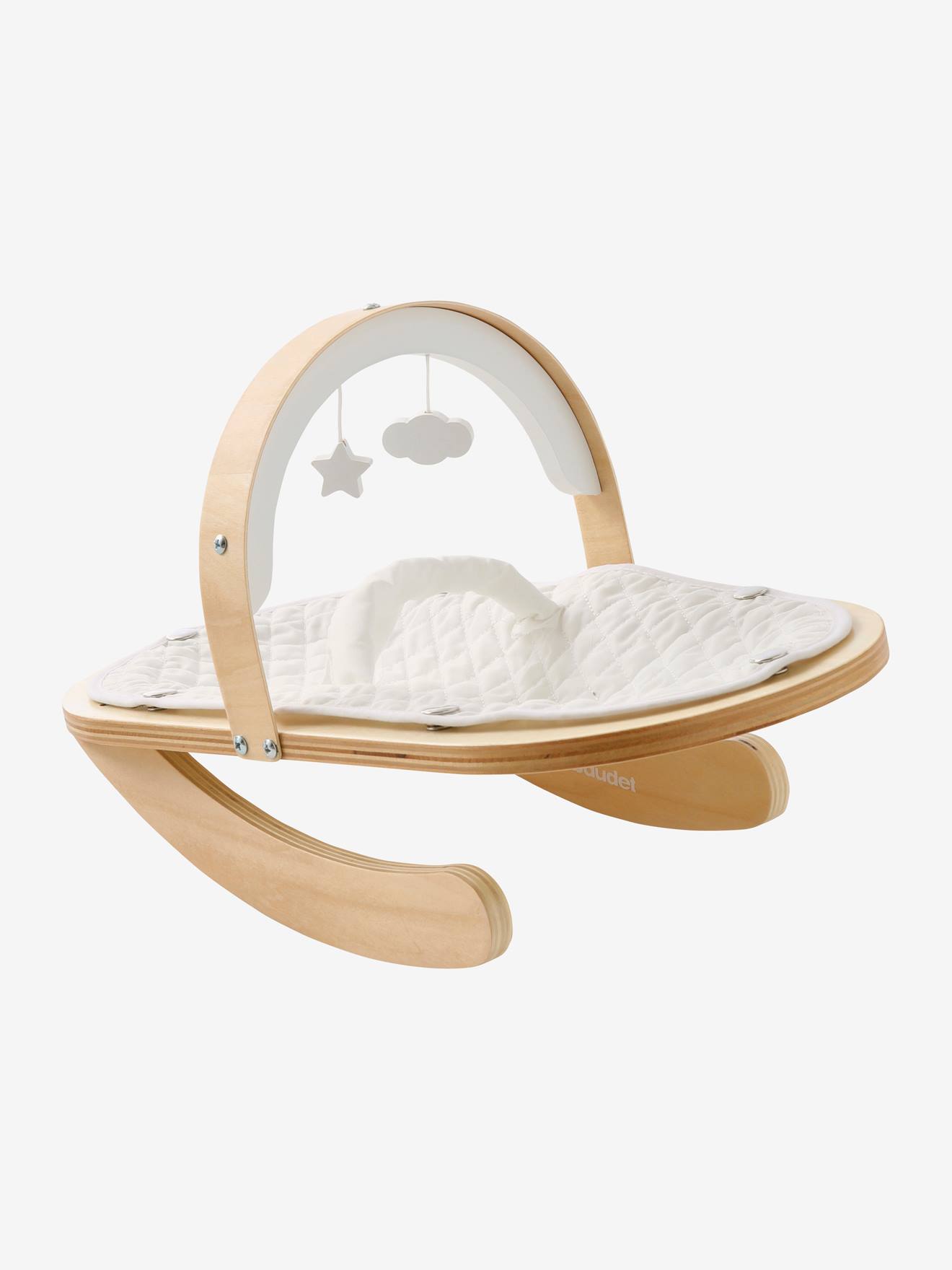Transat poupon en bois FSC® blanc