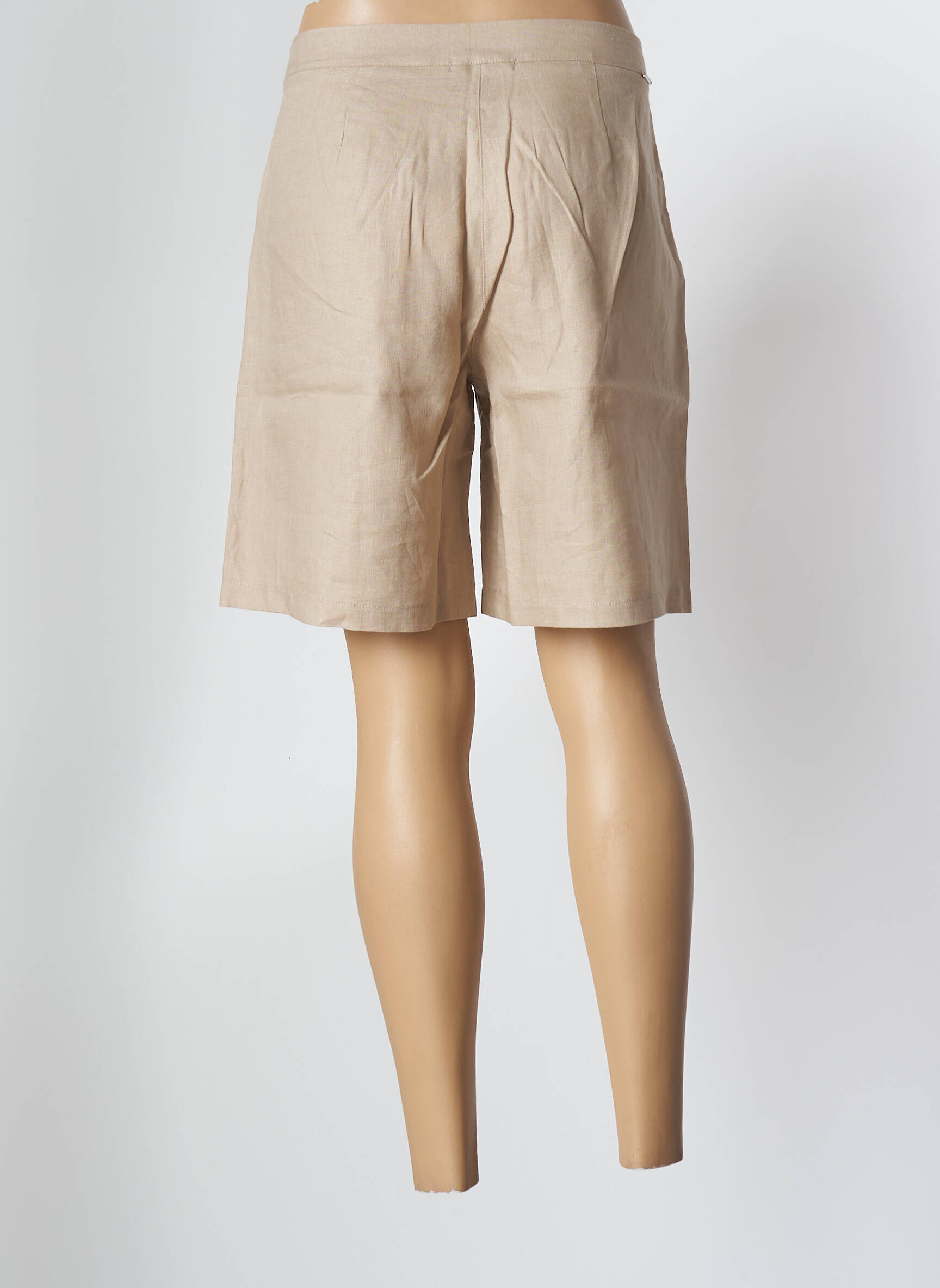 Maloka Bermudas Femme couleur beige