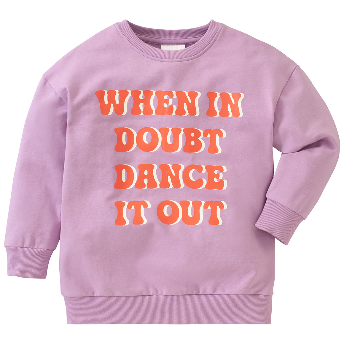 Mädchen Sweatshirt mit Message-Print