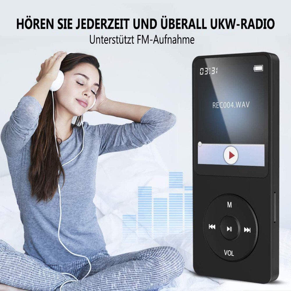 FeelGlad MP3 Bluetooth 4.2 Player,1,8