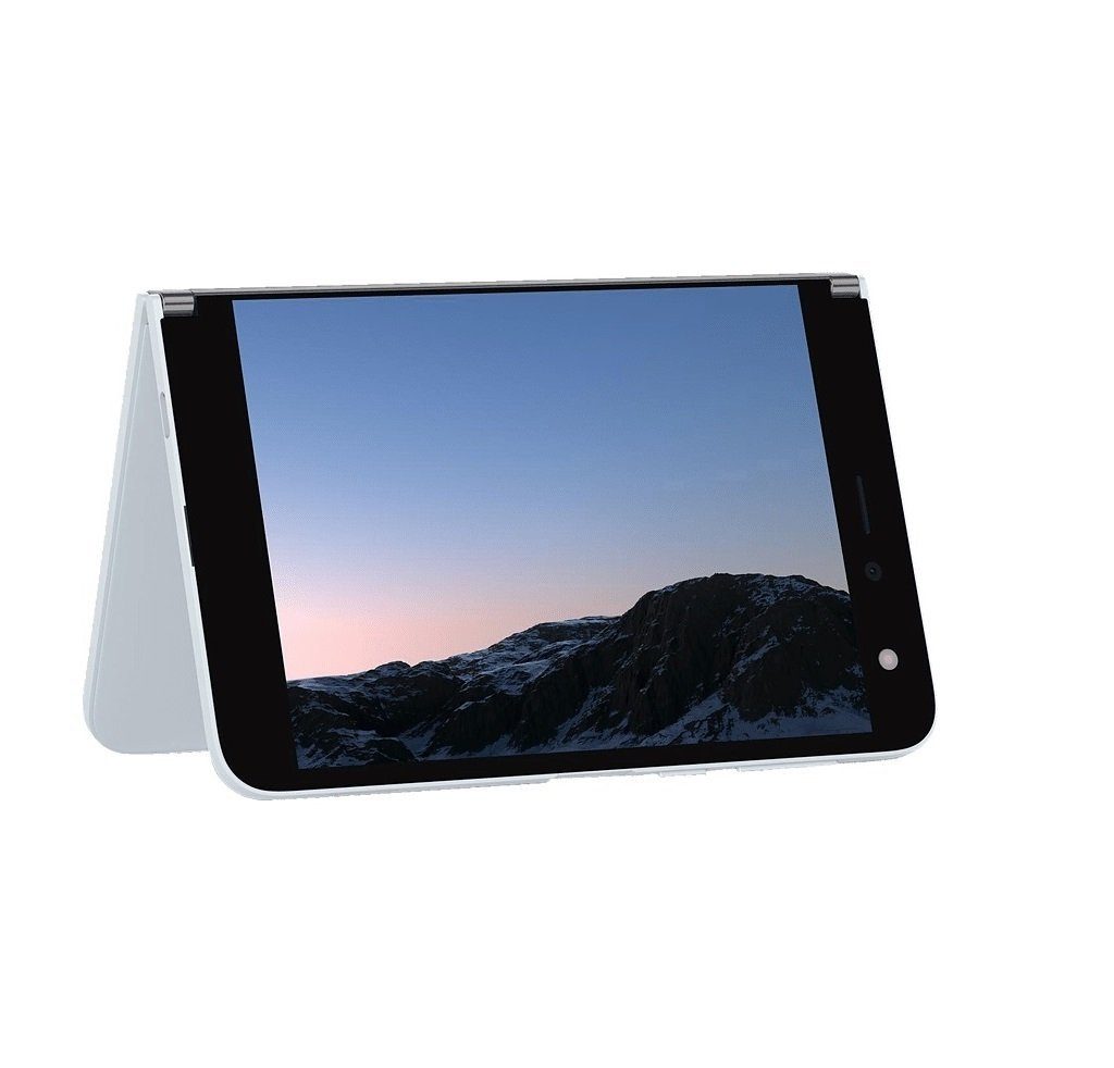Microsoft MICROSOFT Surface Duo 256 GB LTE (ohne Vertrag), Convertible Display Smartphone (8.1 Zoll, 256 GB Speicherplatz, Bis zu 4K MP Kamera)