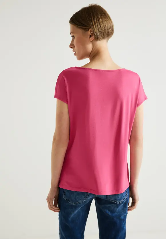 Street One Materialmixshirt mit Cut-Out