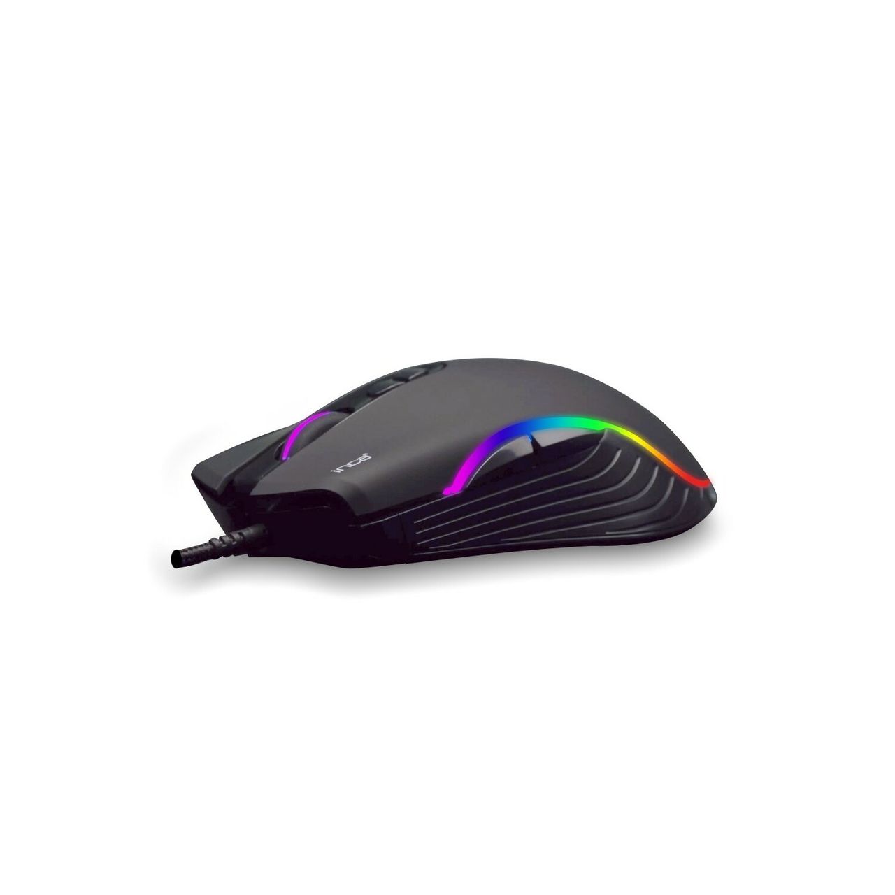 Inca RGB Makro Tasten Professional Gaming Maus 4800 DPI schwarz