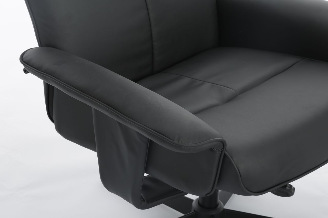 Happy Home Happy Home Relaxsessel mit Hocker HWP58-SCH schwarz