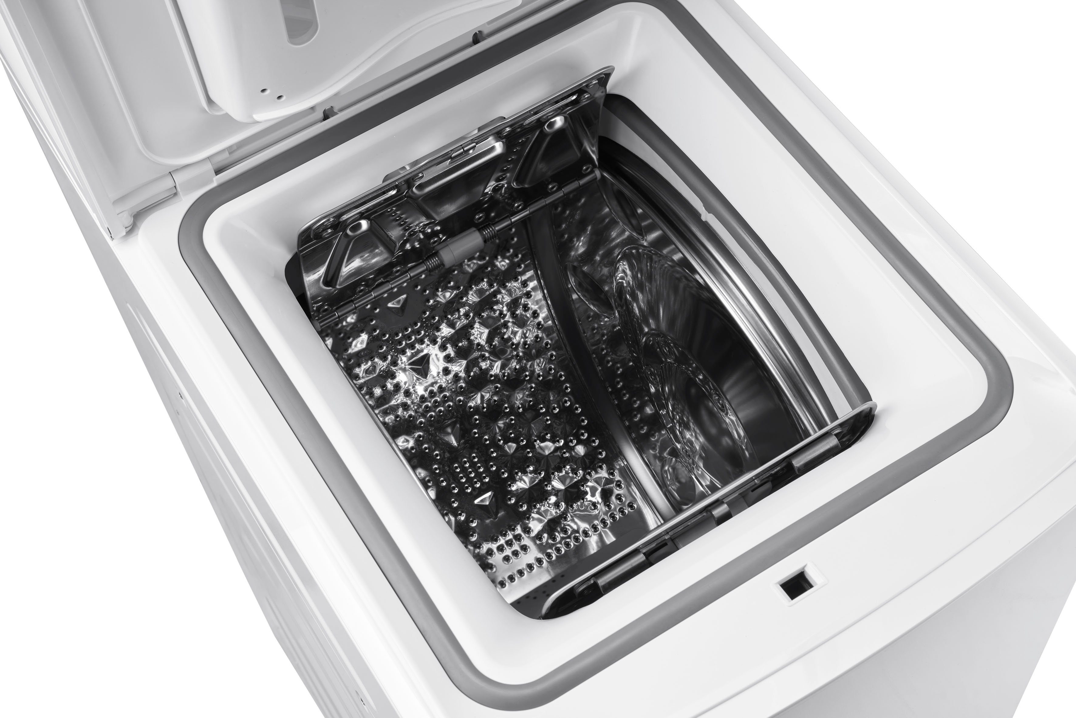 Hanseatic Waschmaschine Toplader HTW510D, 5 kg, 1000 U/min, Mengenautomatik, Überlaufschutzsystem