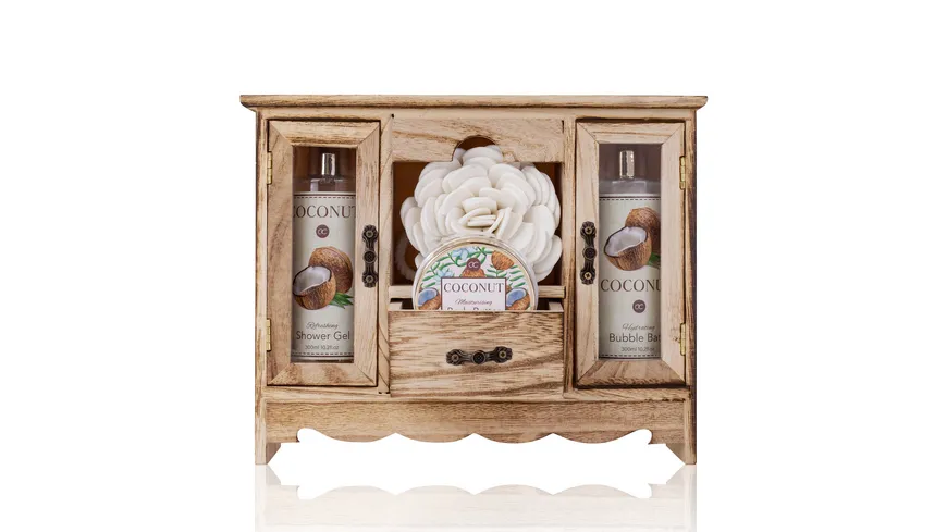 Accentra Coconut in Holzschrank Geschenkpackung