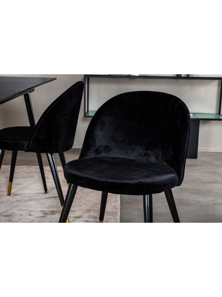 ebuy24 Essgruppe Silar 8 (5-teilig) Schwarz 90 x 120 cm günstig kaufen onesize