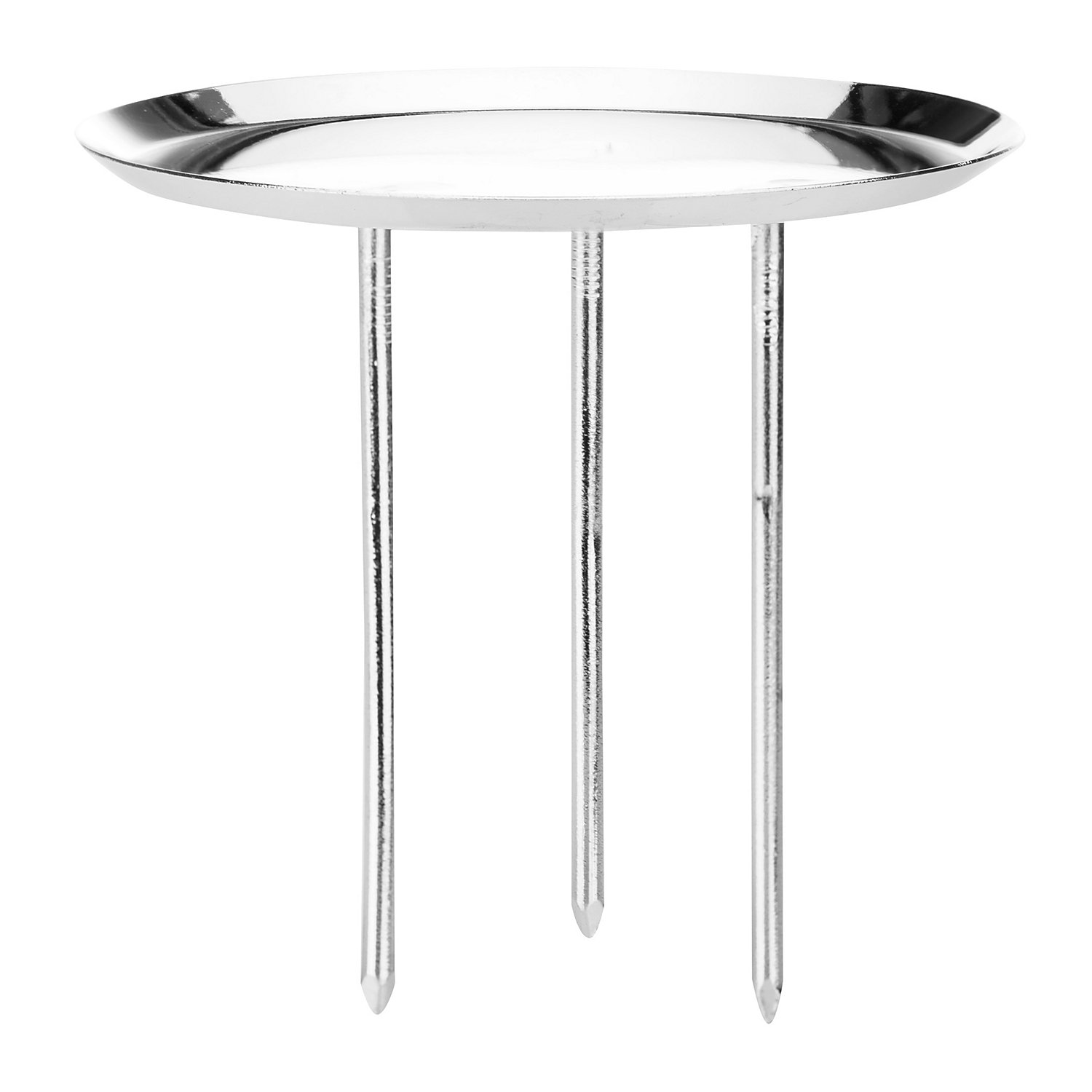 Kerzenhalter für, silber, 8 cm Ø, 4 Stück