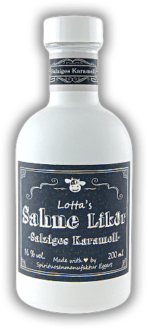 Lotta's Sahne Likör - salziges Karamell 0,2 Liter Lotta's Sahne Likör - salziges Karamell 0,2 Liter Neue limitierte Edition - süß und salzig gleichzeitig. 0,2	 Liter - Vol 16%