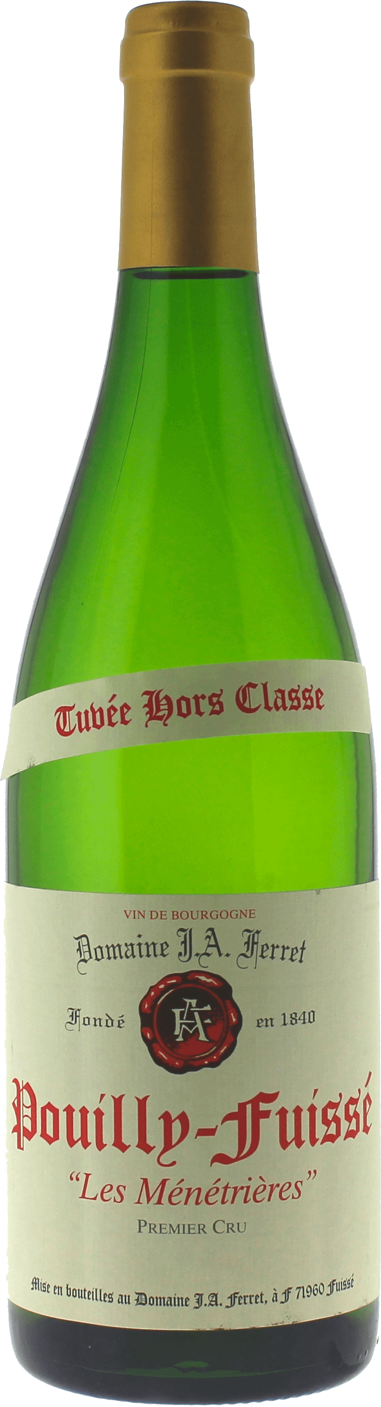 Pouilly fuissé 1er cru les ménétrières 2020
