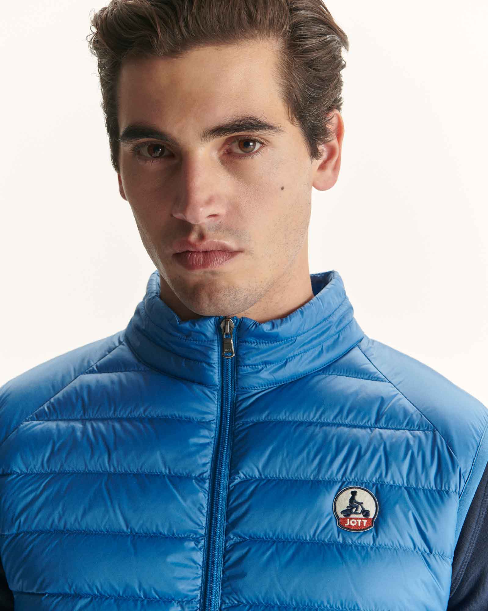 Doudoune sans manches Bleu denim Tom