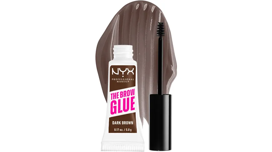 NYX PROFESSIONAL MAKEUP THE BROW GLUE Medium Brown - warm brown