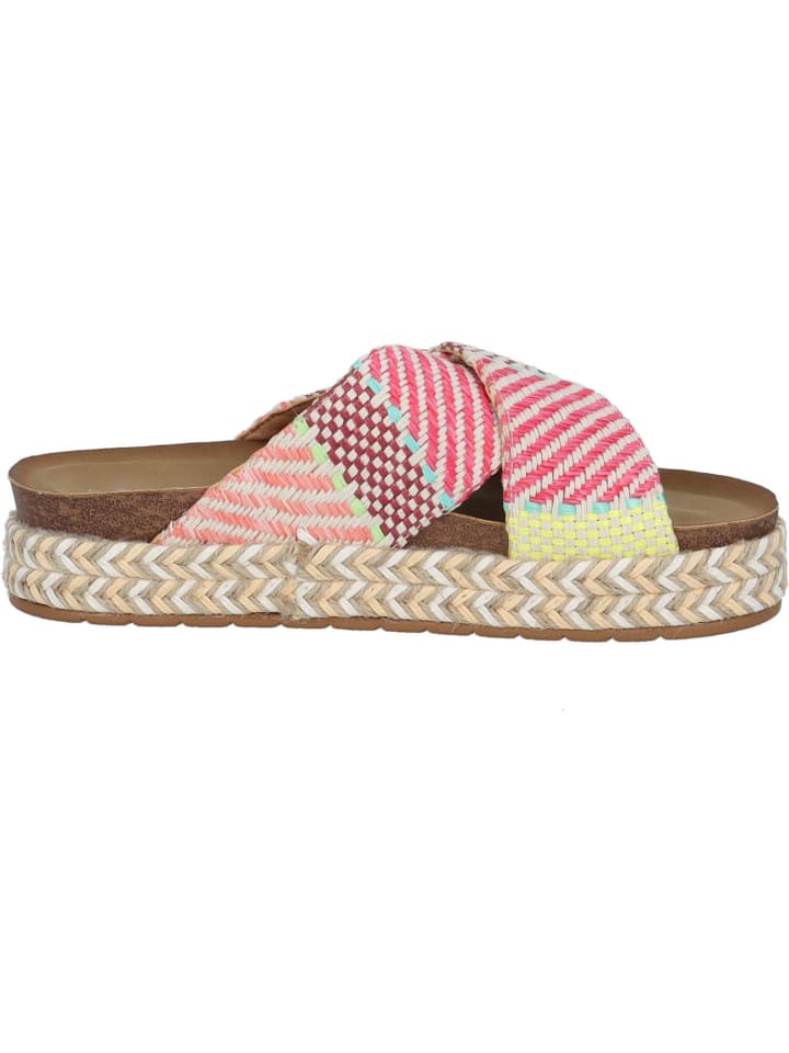 palado Plateau-Pantoletten in Rosa günstig kaufen