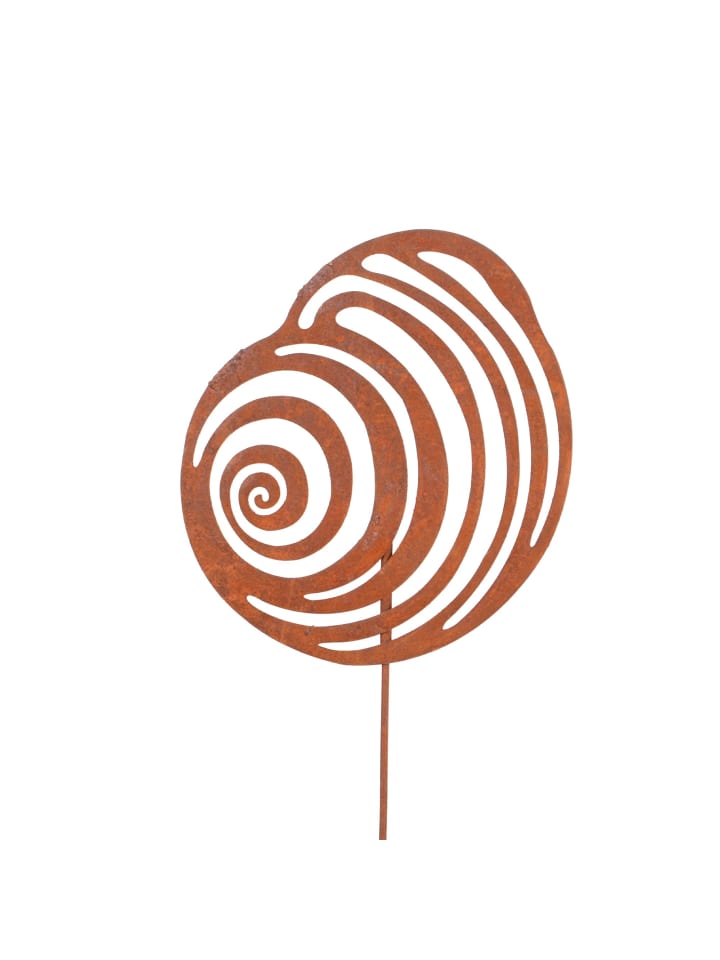 UNUS Gartenstecker Rost Muscheln in Braun günstig kaufen