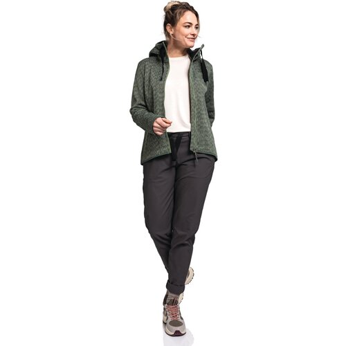 DAMEN UNTERJACKE FLEECE HOODY AURORA L