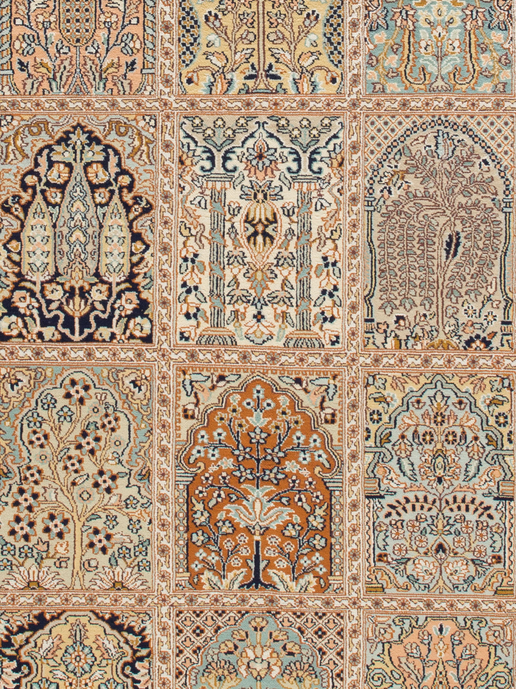 Kaschmir Seide 18/18 ca. 250 x 323 cm, Unikat / Einzelstück