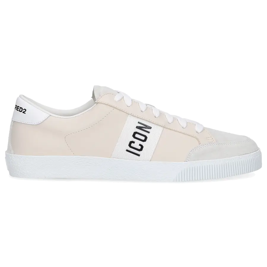 Dsquared2 - Sneaker low ICON CASSETTA Veloursleder - beige