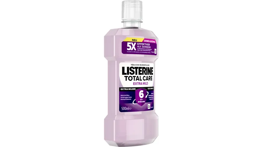 Listerine Mundspülung Total Care Extra Mild 500 ml