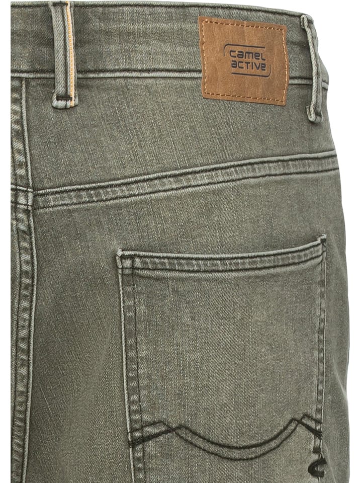 Camel Active Jeans-Shorts in Khaki günstig kaufen