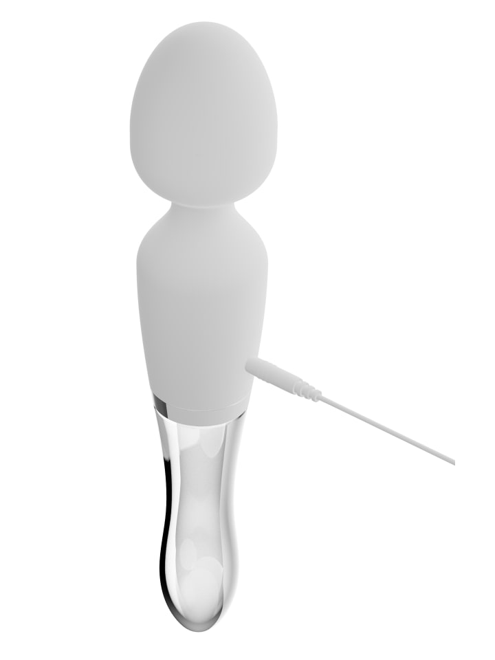 Liaison Massagestab Wand LED Vibrator in weiß günstig kaufen 21,5 cm