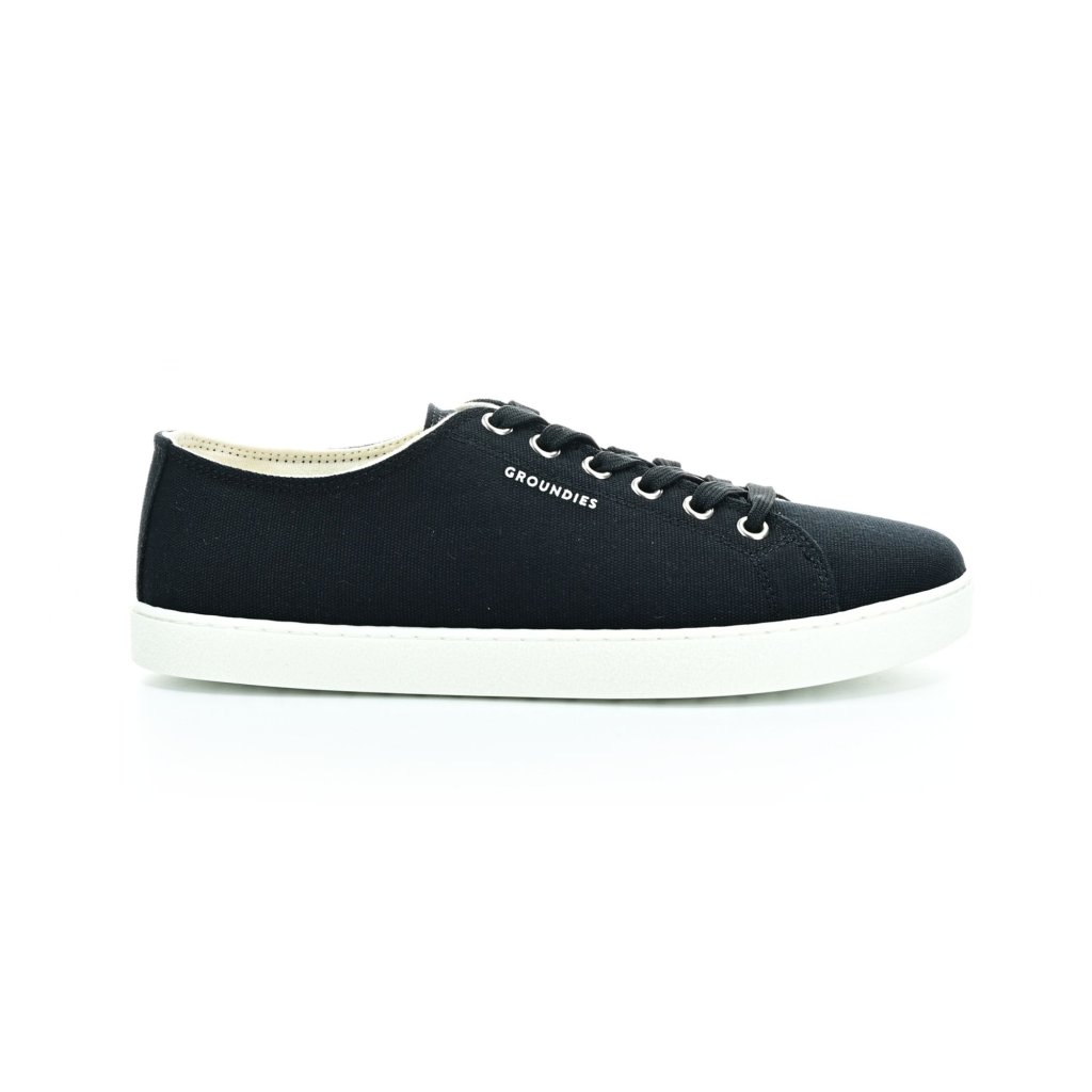 Groundies Lima Black Canvas Barfußschuhe