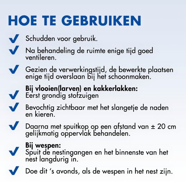 Roxasect Spray mot krypende insekter og veps 400 ml